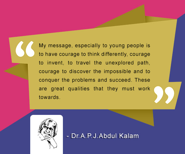 Dr.A.P.J. Abdul Kalam Quote
